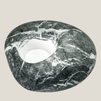 Marble Grey Rock Planter Small