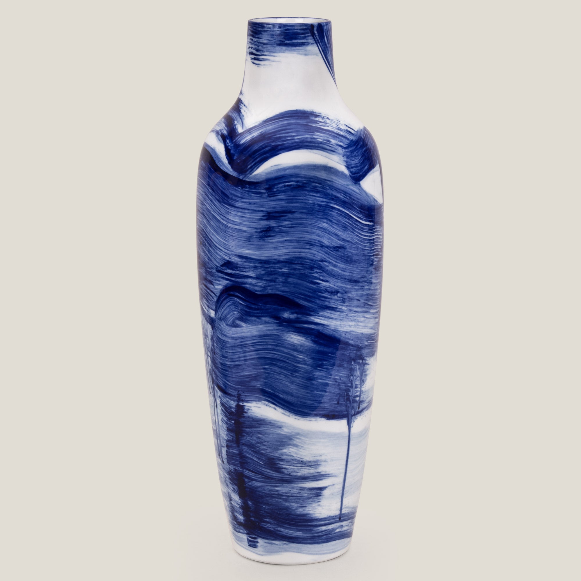 Aomori Blue Ceramic Vase