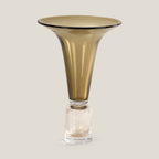 Stardust Brown Glass Vase